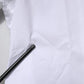 White Cotton Stretch GOLD Dress Formal Shirt