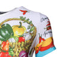 Multicolor Print Short Sleeves Cropped Top