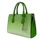 Sheila Medium Crossbody Satchel Purse Bag Jungle Green