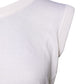White Sleeveless Cashmere Round Neck Tank Top
