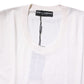 White Sleeveless Cashmere Round Neck Tank Top