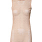 Beige Nylon Logo Monogram Sleeveless Tank Top