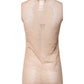 Beige Nylon Logo Monogram Sleeveless Tank Top