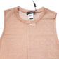 Beige Nylon Logo Monogram Sleeveless Tank Top