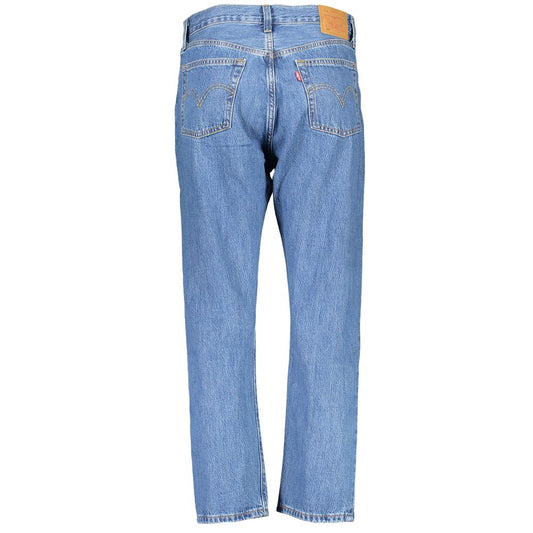Blue Cotton Women Jean