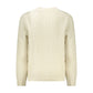 Beige Wool Men Sweater