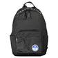 Black Polyester Men Backpack
