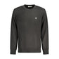 Black Cotton Men Sweater