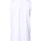 White Cotton Sleeveless Crew Neck T-shirt