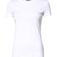 White Cotton Crew Neck Short Sleeves T-shirt