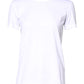White Cotton Crew Neck Short Sleeves T-shirt