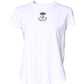 White Logo Crown Cotton Crew Neck T-shirt