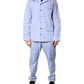 Light Blue DG Logo Cotton Men Pajama Set Sleepwear