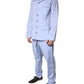 Light Blue DG Logo Cotton Men Pajama Set Sleepwear