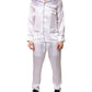 White Satin Silk Men Pajama Set Sleepwear