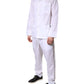 White Cotton Shirt Pants Pajama Set Sleepwear