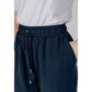 Blue Polyester Jeans & Pant