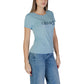 Blue Cotton Tops & T-Shirt