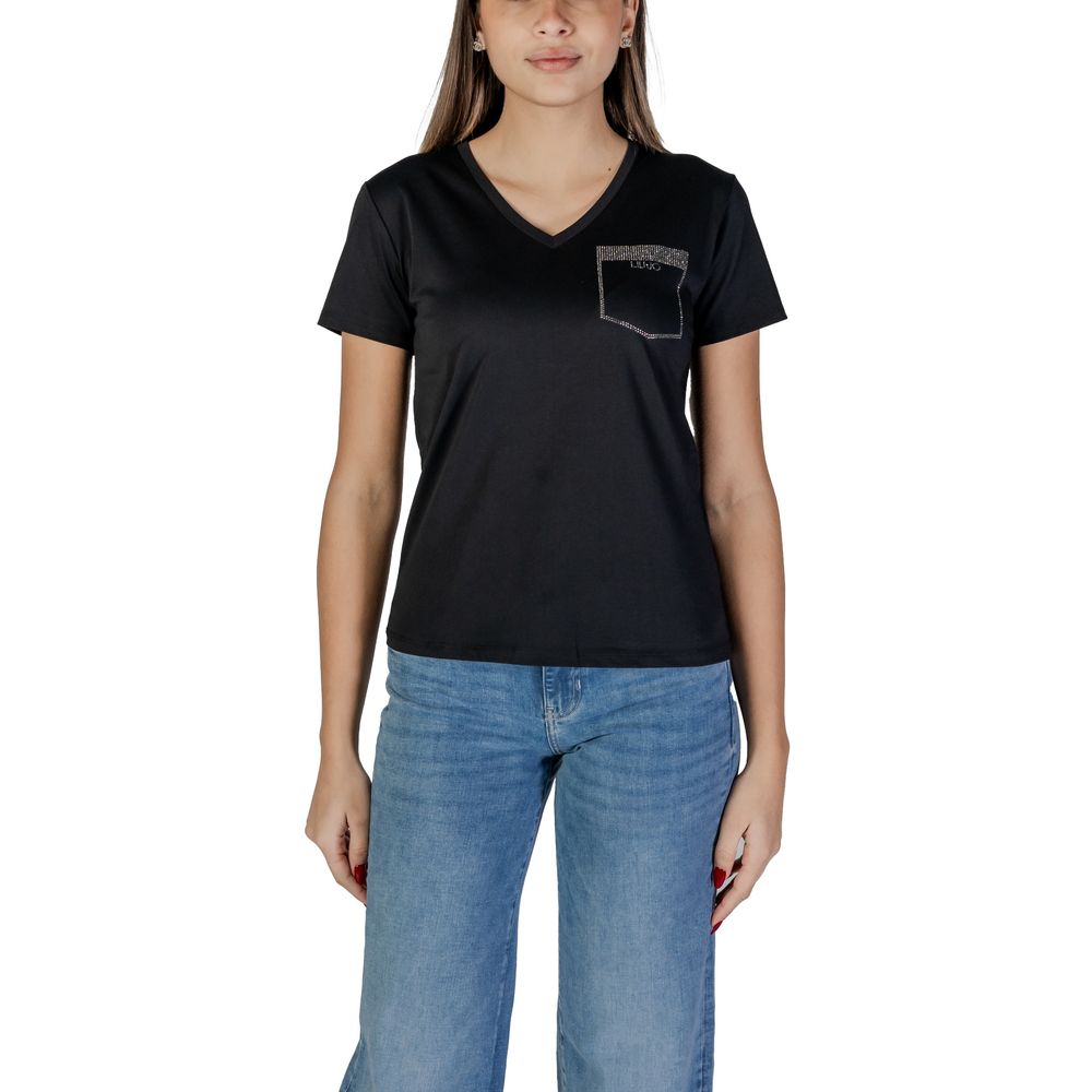 Black Cotton T-Shirt