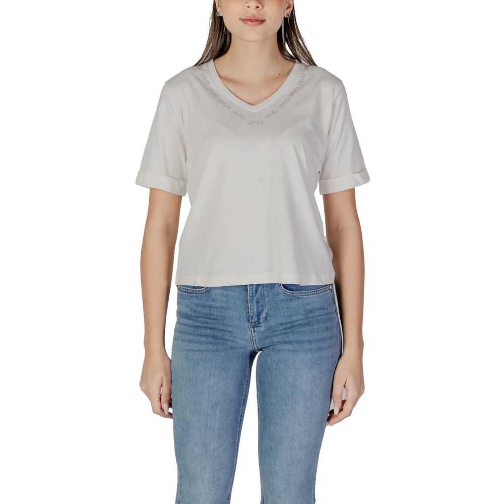 White Cotton Tops & T-Shirt