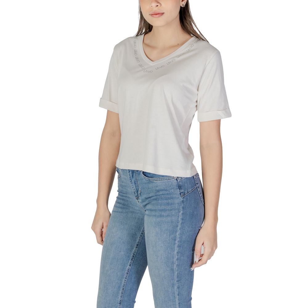 White Cotton Tops & T-Shirt