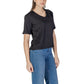 Black Cotton Tops & T-Shirt