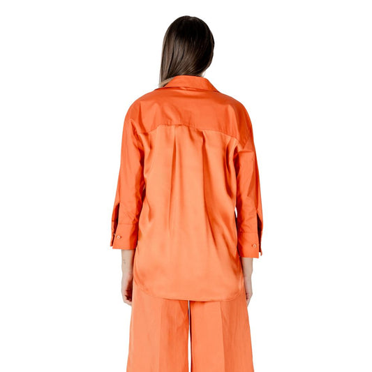 Orange Cotton Shirt