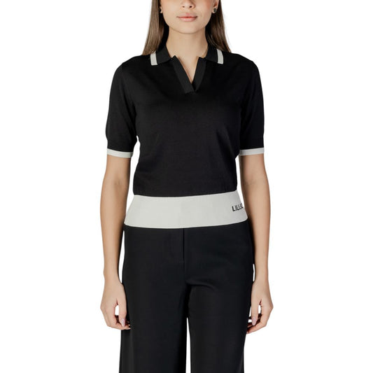 Black And White Viscose Tops & T-Shirt