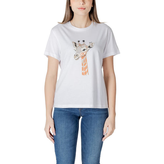 White Cotton Tops & T-Shirt