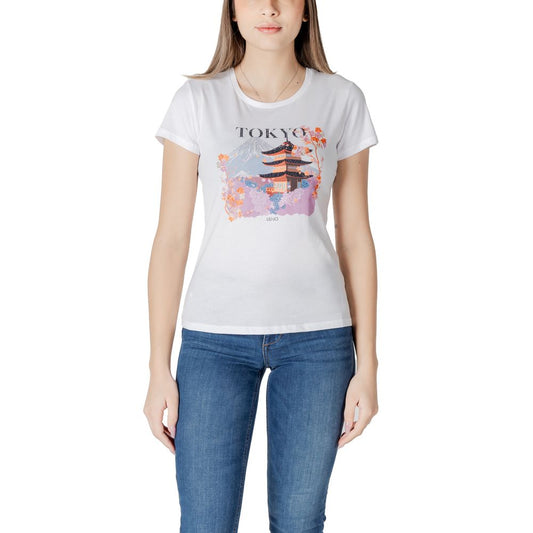 White Cotton Tops & T-Shirt