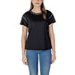 Black Cotton Tops & T-Shirt