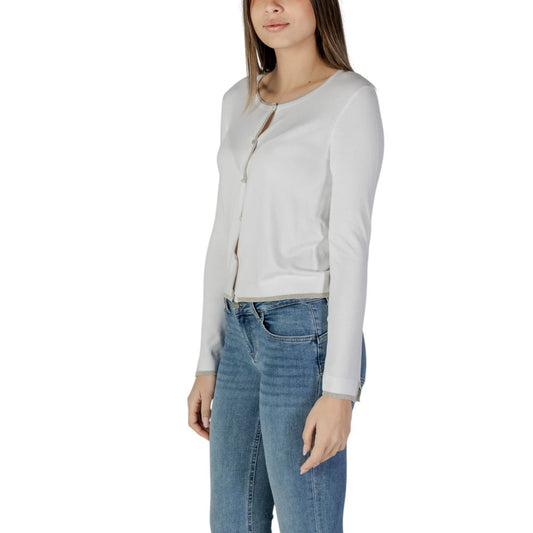 White Viscose Cardigan