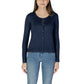 Blue Viscose Cardigan