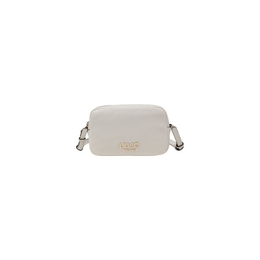 Cream Polyethylene Handbag