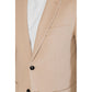 Beige Cotton Blazer