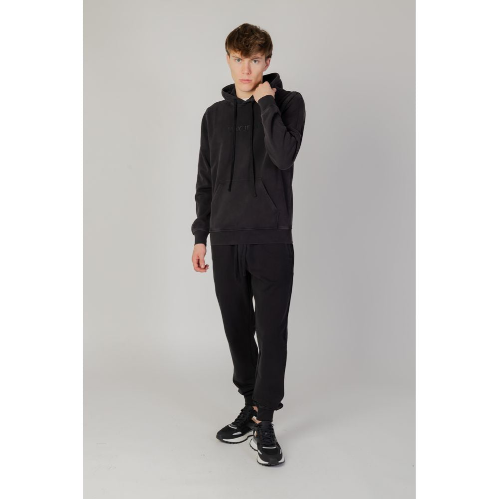 Black Cotton Hoody