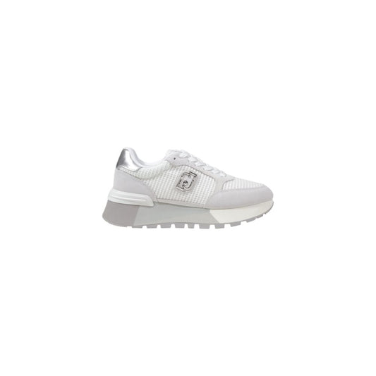 Silver Leather Sneaker