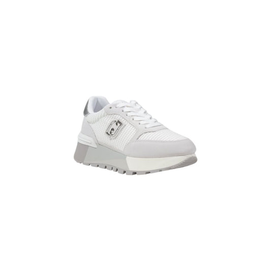 Silver Leather Sneaker