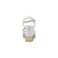 Cream Leather Sandal