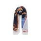 Blue Polyester Scarf