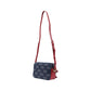 Blue Polyester Handbag
