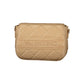 Beige Polyethylene Women Handbag