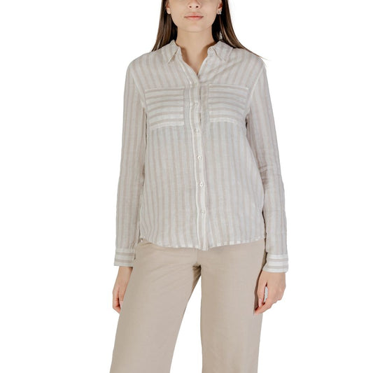 Beige Linen Shirt