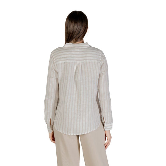 Beige Linen Shirt