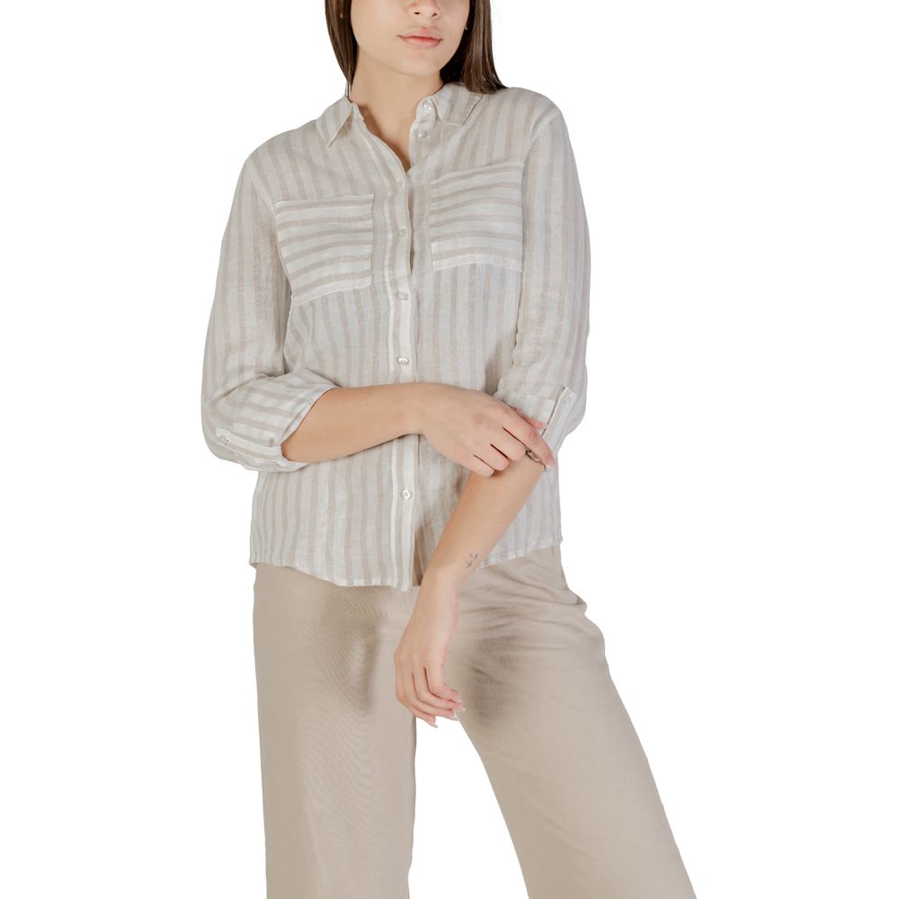 Beige Linen Shirt