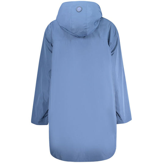 Blue Polyester Jackets & Coat
