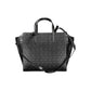 Black Polyester Women Handbag