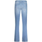 Light Blue Cotton Jeans & Pant