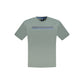 Green Cotton Men T-Shirt