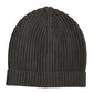 Dark Gray Cashmere Knit Winter Beanie Hat